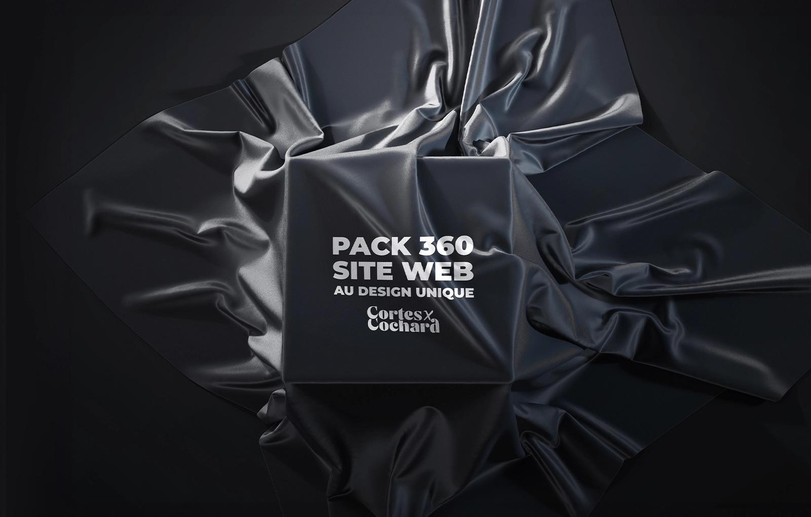 Mockup graphique représentant le pack Web 360 du Studio Cortes-Cochard