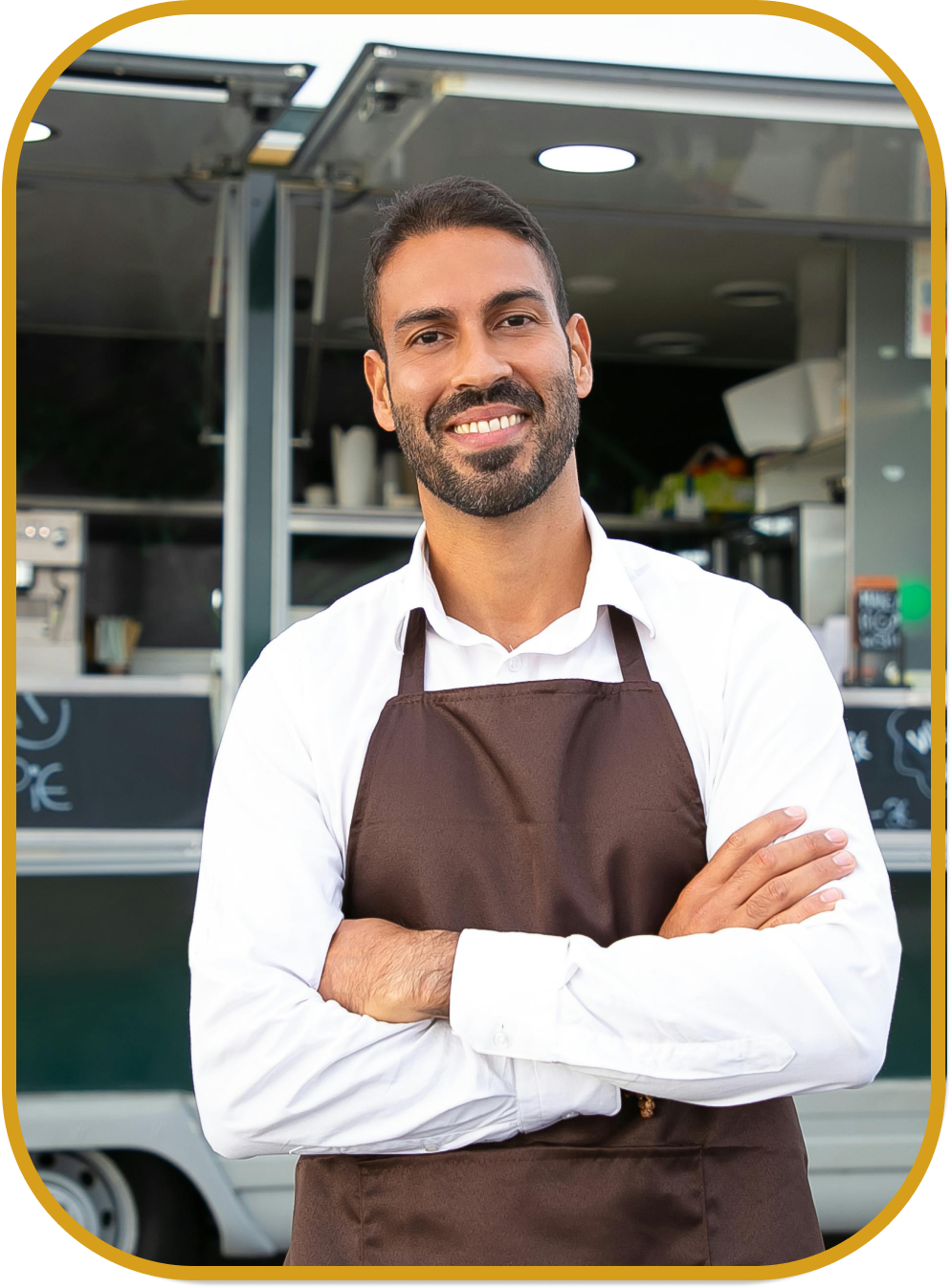José devant son foodtruck